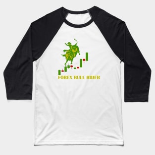 Forex Bull Rider Baseball T-Shirt